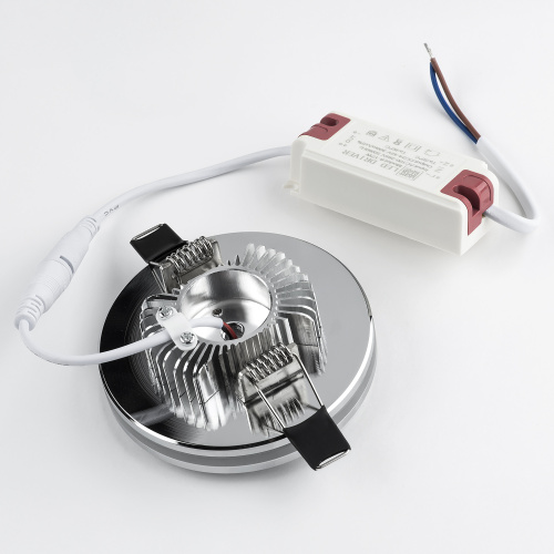 070264 Светильник MATURO LED 9W 730LM ХРОМ/МАТОВЫЙ 4000K фото 3 070264 Светильник MATURO LED 9W 730LM ХРОМ/МАТОВЫЙ 4000K фото 3