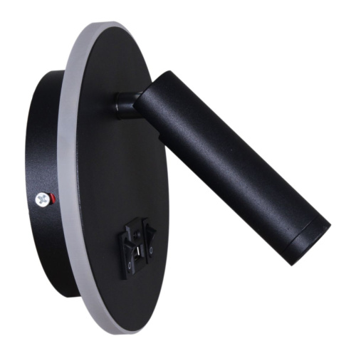 Настенный светодиодный светильник Reluce 86203-9.2-001KT LED12W+USB BK фото 4 Настенный светодиодный светильник Reluce 86203-9.2-001KT LED12W+USB BK фото 4