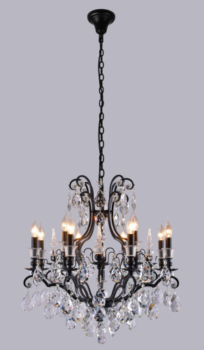 Люстра Crystal Lux MAGNIFICO SP13 BLACK/TRANSPARENT фото 5