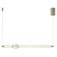 5008/28L L-VISION ODL24 571 золотой/металл/акрил Подвес LED 28W 4000K 2340лм CRYSTAL