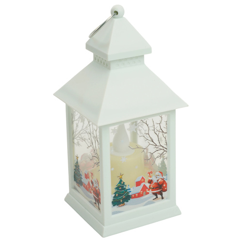 Световая фигура Свеча "Рождество" 1LED (батарейки в компл), 13,5см, белый, LT129 фото 5