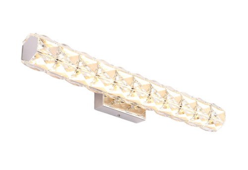 Светильник настенный хрустальный хром LED 12Вт 39см Zortes CRYSTAL ZRS.79201.8 фото 6