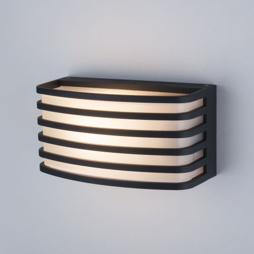 Настенный уличный светильник 1409 TECHNO черный IP54 1409 TECHNO чёрный Настенный уличный светильник 1409 TECHNO черный IP54 1409 TECHNO чёрный