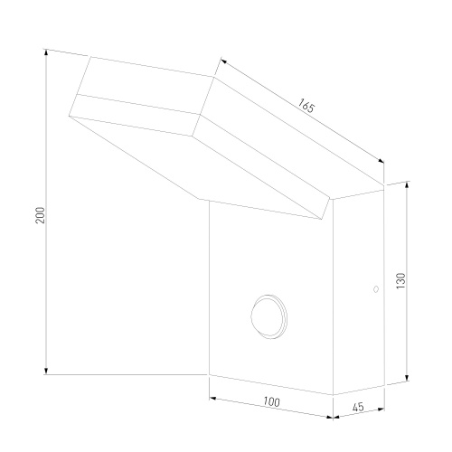 Уличный настенный светильник с датчиком движения Sensor 3000K IP54 1541 TECHNO LED черный фото 5 Уличный настенный светильник с датчиком движения Sensor 3000K IP54 1541 TECHNO LED черный фото 5