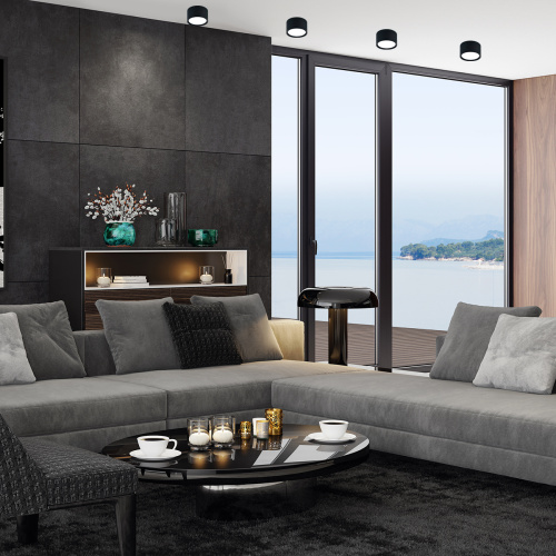 Потолочный светильник Escada 20005SMU/03 LED 12W 4200K черный матовый фото 4