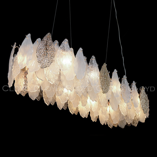 Люстра Cloyd SENEGAL-B C10 / шир. 99 см - с золотыми листьями - золото (арт.11173) фото 2