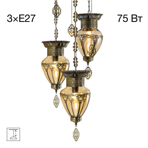 Citilux Каир CL419233 Подвесной светильник Бронза Citilux Каир CL419233 Подвесной светильник Бронза