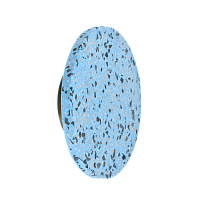 Светильник настенный из камня синий LED 3Вт D20см Zortes Terrazzo ZRS.1878.07