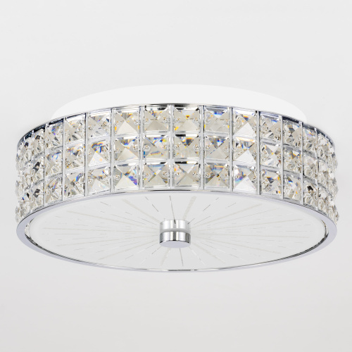 Citilux Портал CL32413G1 LED RGB Люстра хрустальная с пультом Хром фото 2 Citilux Портал CL32413G1 LED RGB Люстра хрустальная с пультом Хром фото 2