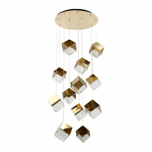 SL1182.203.12 Светильник подвесной ST-Luce Золотистый/Прозрачный, Золотистый G9 12*5W RIELLO фото 2