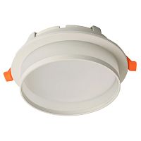 Светильник встраиваемый Feron DL700  потолочный GX70 белый круг