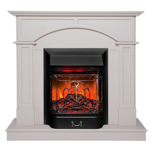 Электрокамин RealFlame Jacomo PN пудра с очагом Majestic Lux Black RC фото 3