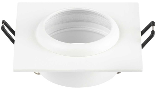 Светильник встраиваемый алюминиевый ЭРА KL110 WH под лампу MR16 GU5.3 белый матовый Б0061529 фото 6