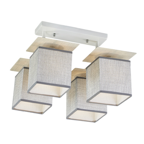 Потолочный светильник Escada 1129/4PL E27*60W White/Grey Потолочный светильник Escada 1129/4PL E27*60W White/Grey