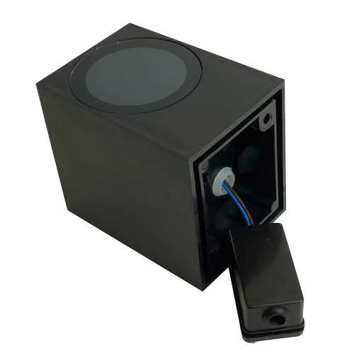 Светильник садово-парковый Feron.ONE DH050-P,на стену, GU10 220-240V, черный пластик фото 7