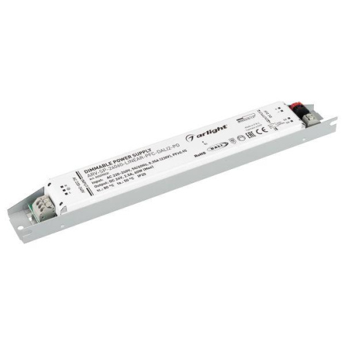 Блок питания Arlight ARV-SP-24060-Linear-Pfc-Dali2-PD 24V 60W IP20 2,5A 025595(2) Блок питания Arlight ARV-SP-24060-Linear-Pfc-Dali2-PD 24V 60W IP20 2,5A 025595(2)