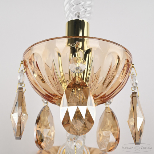 Бра хрустальные 5413B/1/165 G Amber/M-1H K721 Bohemia Ivele Crystal (Богемия Ивеле Кристалл) фото 6 Бра хрустальные 5413B/1/165 G Amber/M-1H K721 Bohemia Ivele Crystal (Богемия Ивеле Кристалл) фото 6