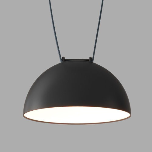 DK5560-BK Cветильник для трека-ремня Belty, серия Flow со светодиодом, D220*H117мм, 48V DC, 24W, RA90, 120°, 4000K, IP20, черный, алюминий фото 3