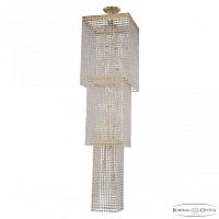 Люстра каскад хрустальная 83302/40IV-150 G Bohemia Ivele Crystal (Богемия Ивеле Кристалл)