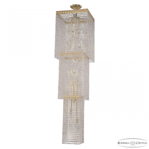 Люстра каскад хрустальная 83302/40IV-150 G Bohemia Ivele Crystal (Богемия Ивеле Кристалл)