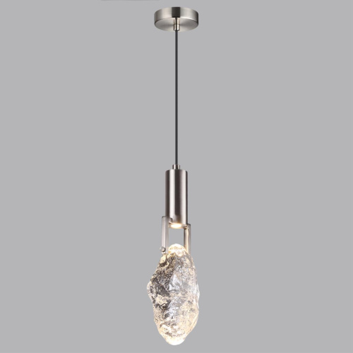 6696/5L MIDCENT ODL24 239 Подвесной светильник матовый никель/металл/стекло IP20 LED 5W 200Лм 3000K LIA фото 4 6696/5L MIDCENT ODL24 239 Подвесной светильник матовый никель/металл/стекло IP20 LED 5W 200Лм 3000K LIA фото 4