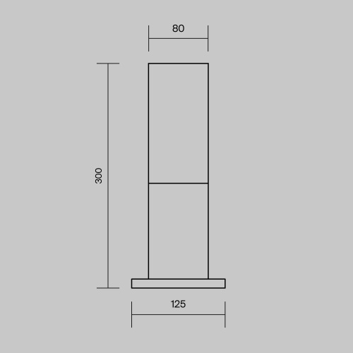 Ландшафтный светильник Outdoor O418FL-01B фото 2