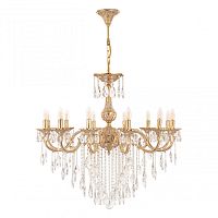 Люстра с хрустальными подвесками AL78101/12/300 B GW Bohemia Ivele Crystal (Богемия Ивеле Кристалл)