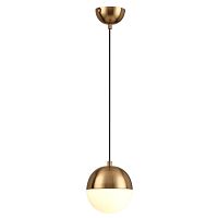 4960/1 PENDANT ODL22 393 античн.бронза/металл/белый/стекло Подвес E27 1*40W PINGA
