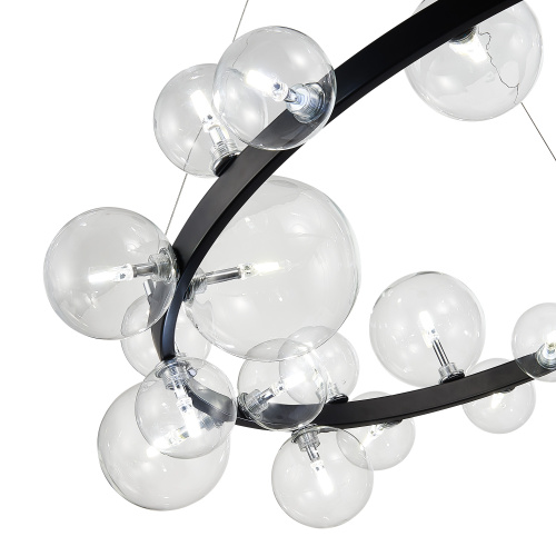 SL1165.403.24 Светильник подвесной ST-Luce Черный/Прозрачный G4 24*5W NECTON фото 8 SL1165.403.24 Светильник подвесной ST-Luce Черный/Прозрачный G4 24*5W NECTON фото 8