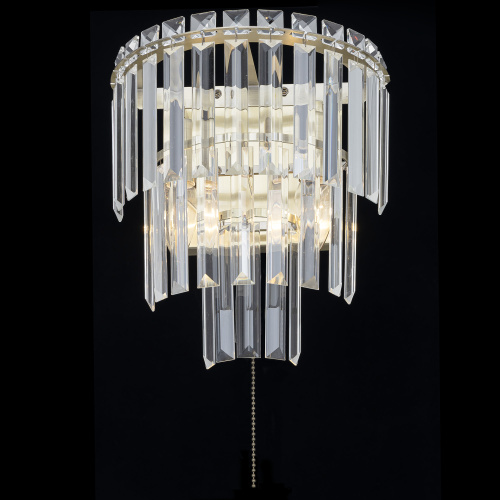 Citilux Фонда CL303323 Бра хрустальное с выключателем Бронза фото 3 Citilux Фонда CL303323 Бра хрустальное с выключателем Бронза фото 3