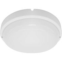 Светильник светодиодный пылевлагозащищённый  с акуст.датчиком,с дежурным режимом работы Feron AL3018 в пластиковом корпусе 12W 4000K 220V IP65 белый