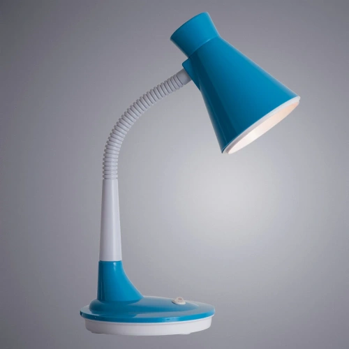 Декоративная настольная лампа Arte Lamp DESK A2007LT-1BL фото 2 Декоративная настольная лампа Arte Lamp DESK A2007LT-1BL фото 2