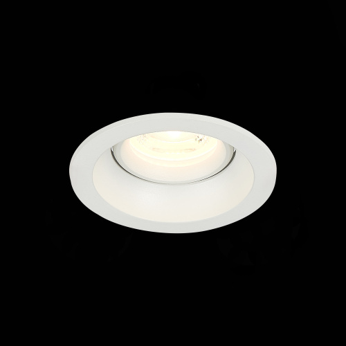 ST208.508.01 Св-к встр. Белый GU10 1*50W  D94xH40 220V Без ламп Встраиваемые светильники фото 4