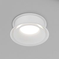 DK2403-WH Встраиваемый светильник влагозащ., IP 44, 15 Вт, GU10, белый, алюминий