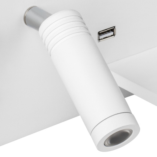 808556 Бра MURO II 4,5W+3W LED 360LM+240LM БЕЛЫЙ 3000K фото 3 808556 Бра MURO II 4,5W+3W LED 360LM+240LM БЕЛЫЙ 3000K фото 3