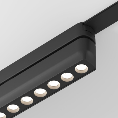 DK5368-BK Светильник для трека Air, серия Grill 2700-6500 со светодиодом, L230*W26*H60мм, 48V DC, 12W, RA?90, 36°, 2700-6500K, IP20, черный, алюминий фото 4