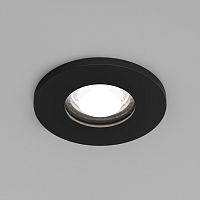 DK2036-BK Встраиваемый светильник влагозащ., IP 44, до 15 Вт, GU10, LED, черный, алюминий