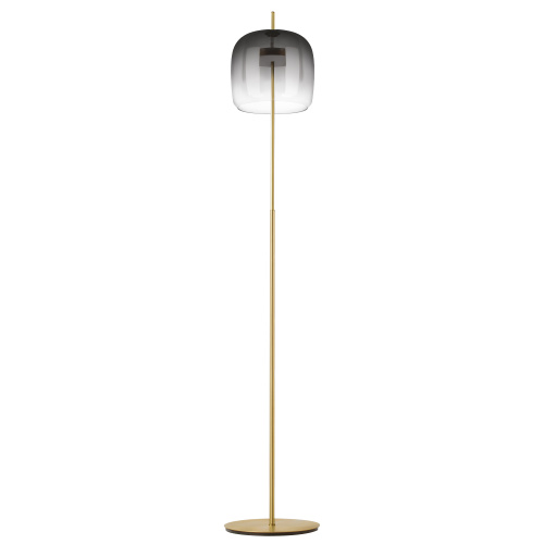 804718 Торшер CUPOLA LED 1х18W 900LM ЗОЛОТО/ДЫМЧАТЫЙ 3000K