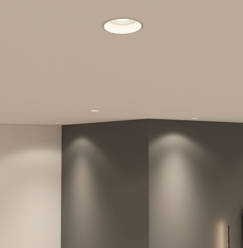 DK3055-WH Встраиваемый светильник, IP 20, 10 Вт, GU5.3, LED, белый, пластик фото 2 DK3055-WH Встраиваемый светильник, IP 20, 10 Вт, GU5.3, LED, белый, пластик фото 2