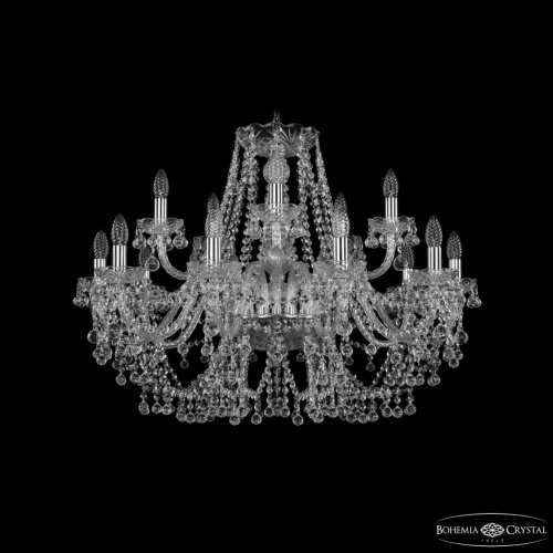 Люстра хрустальная 1409/10+5/300 Ni Bohemia Ivele Crystal (Богемия Ивеле Кристалл) Люстра хрустальная 1409/10+5/300 Ni Bohemia Ivele Crystal (Богемия Ивеле Кристалл)