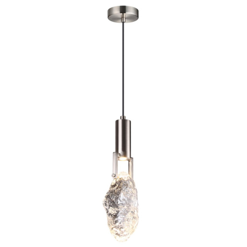6696/5L MIDCENT ODL24 239 Подвесной светильник матовый никель/металл/стекло IP20 LED 5W 200Лм 3000K LIA фото 3 6696/5L MIDCENT ODL24 239 Подвесной светильник матовый никель/металл/стекло IP20 LED 5W 200Лм 3000K LIA фото 3