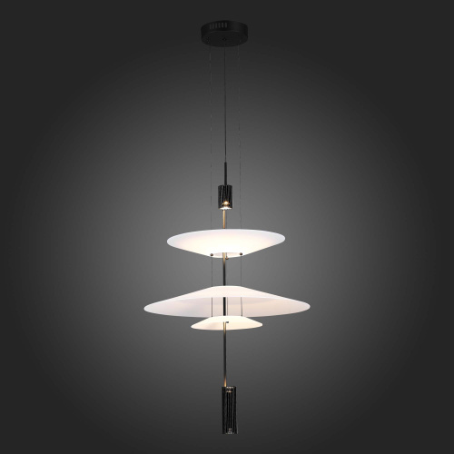 SL6101.413.01 Люстра подвесная ST-Luce Черный/Белый LED 1*15W 3000K ISOLA фото 6