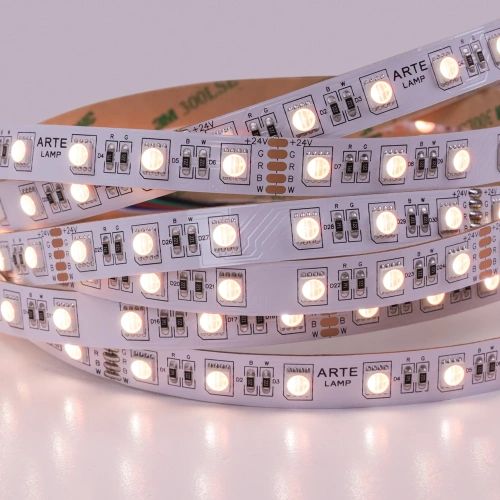 Светодиодная лента 24V 14,4W/m RGB+W 4000К 5м Arte Lamp TAPE A2406012-01-RGB4K фото 5