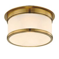 Потолочный светильник Cloyd SIMPOL FM1 / Ø21 см - латунь (арт.10195)