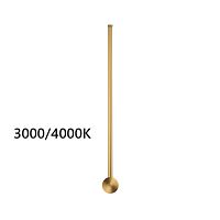 4335/12WGP HIGHTECH ODL23 275 золото Настенный светильник IP20 LED 12W 525Лм 3000K/4000K (перекл. ч/з тумблер на драйвере) FILLINI