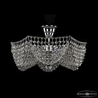 Потолочный светильник хрустальный 77081/42 Ni Bohemia Ivele Crystal (Богемия Ивеле Кристалл)