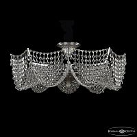 Потолочный светильник хрустальный 77181/58 Ni Bohemia Ivele Crystal (Богемия Ивеле Кристалл)