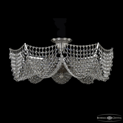 Потолочный светильник хрустальный 77181/58 Ni Bohemia Ivele Crystal (Богемия Ивеле Кристалл)