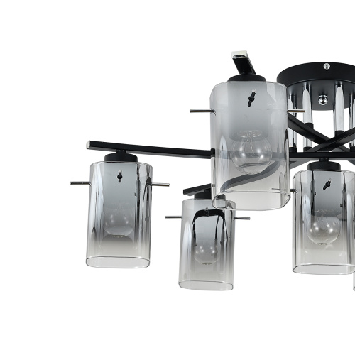 Потолочный светильник Escada 1101/7P E27*40W Black фото 2 Потолочный светильник Escada 1101/7P E27*40W Black фото 2