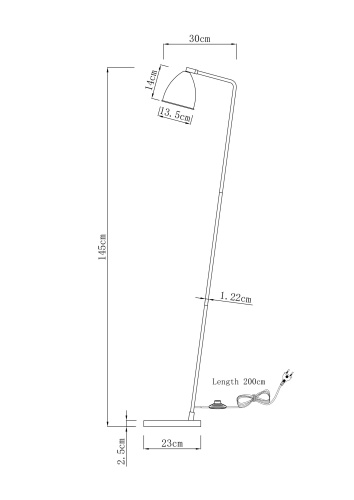 Торшер Moderli V11001-F Otto фото 3 Торшер Moderli V11001-F Otto фото 3